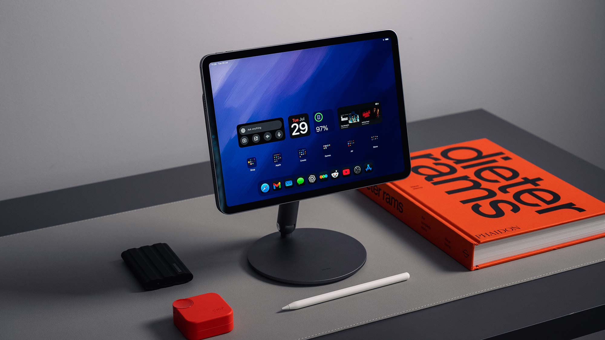 BENKS 磁気iPadスタンド Infinity Pro 360°回転 iPadマウント 折りたたみ式ポータブルタブレットホルダー 360度回転 アルミニウムテーブルスタンド Apple iPad Benks Infinity Pro magnetic iPad stand (review)